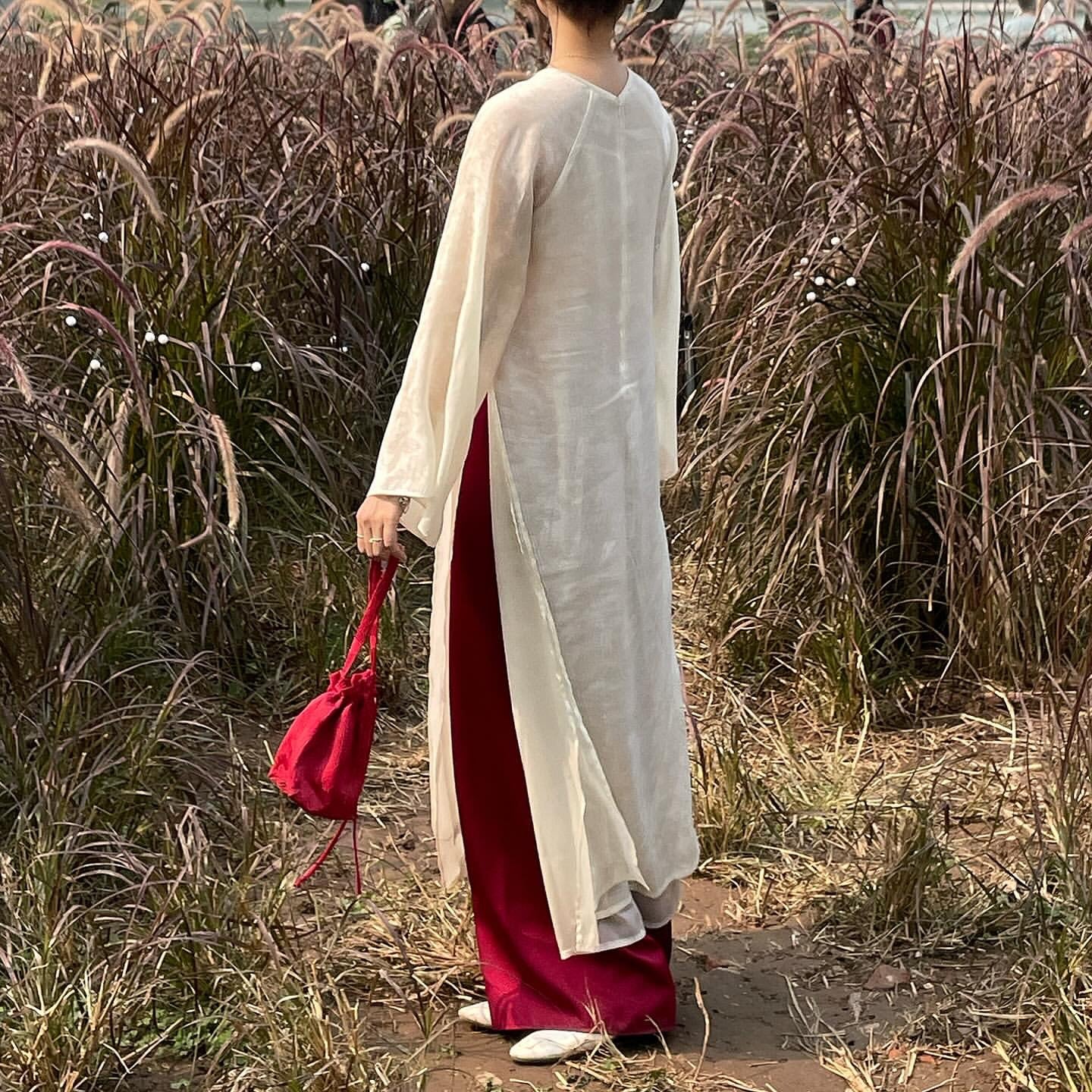 Whispering Cloud Set | Set Ao Dai